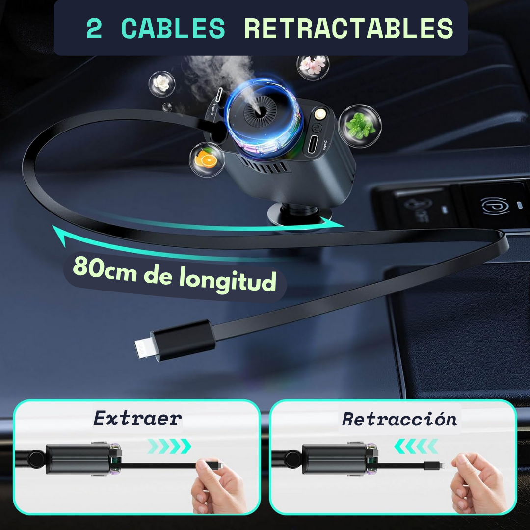 Cargador de coche 5 en 1