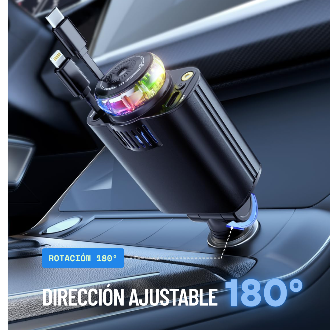 Cargador de coche 5 en 1